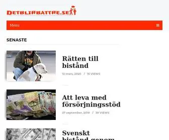 Detblirbattre.se(Detblirbattre) Screenshot