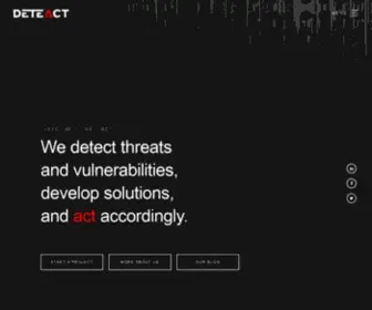 Deteact.com(Pentest, penetration testing, security assessment, security audit, red teaming) Screenshot