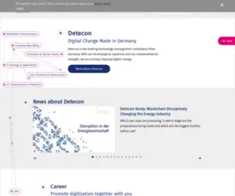 Detecon.com(Detecon International GmbH) Screenshot
