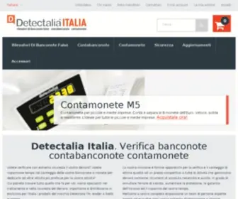 Detectalia-Italia.it(Verifica banconote Contabanconote Contamonete) Screenshot