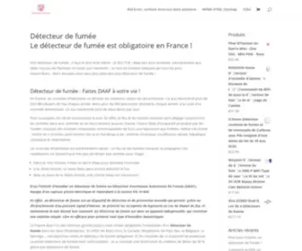 Detecteur-DE-Fumee.org(Détecteur de fumée) Screenshot