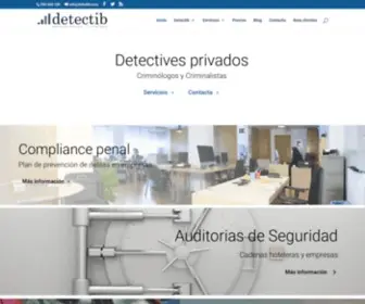 Detectib.com(Detectives privados) Screenshot