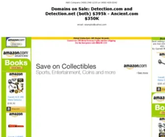 Detection.com(Domain on Sale for $275k) Screenshot