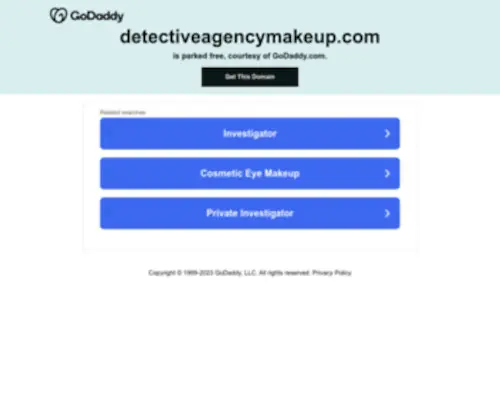 Detectiveagencymakeup.com(Detectiveagencymakeup) Screenshot