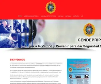 Detectives-Cendeprip.com(Inicio) Screenshot