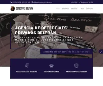 Detectivesbeltran.com(→ Agencia de Detectives Privados en Madrid) Screenshot