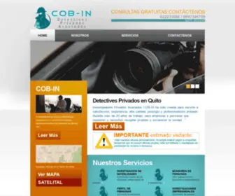 Detectivesprivadosenquito.com(Detectives) Screenshot