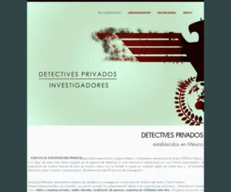 Detectivesprivadosinvestigadores.mx(Investigadores Detectives Privados) Screenshot