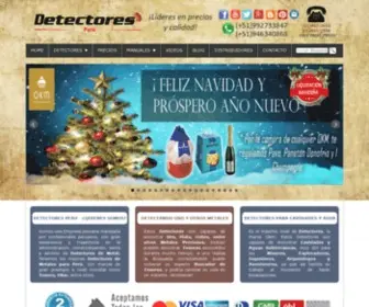 Detectoresperu.com(Detectores Peru) Screenshot