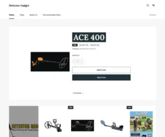 Detectorgadget.net(Detector Gadget) Screenshot