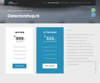 Detectorshop.nl(Domeinnaam) Screenshot