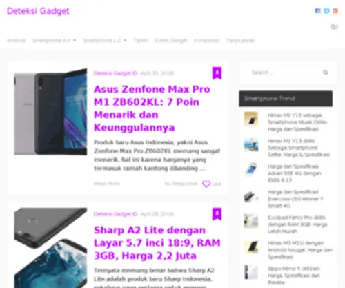 Deteksigadget.com(Deteksi Gadget Indonesia) Screenshot