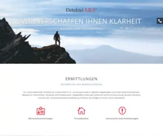 Detektei-Ses.de(Wir verschaffen Klarheit) Screenshot