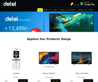 Detel-India.com(Detel) Screenshot