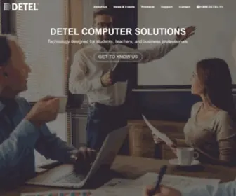 Detel.com(Delivers tech that enhances your overall computing experience) Screenshot