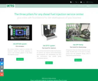 Deteq.com(Test Equipment for the Diesel Fuel Injection Aftermarket) Screenshot