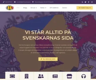 Detfriasverige.se(Det fria Sverige) Screenshot