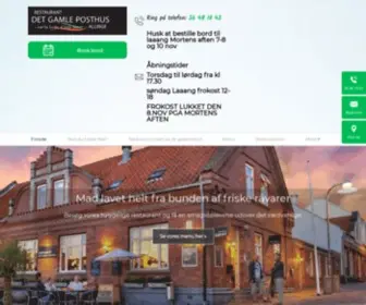 Detgamleposthusallinge.dk(Restaurant) Screenshot