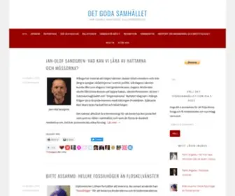 Detgodasamhallet.com(DET GODA SAMHÄLLET) Screenshot