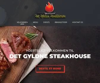 Detgyldnesteakhouse.dk(DET GYLDNE STEAKHOUSE ApS) Screenshot