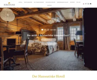 Dethanseatiskehotel.no(Det Hanseatiske Hotell i Bergen) Screenshot