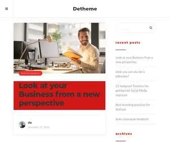 Detheme.com(Just another WordPress site) Screenshot