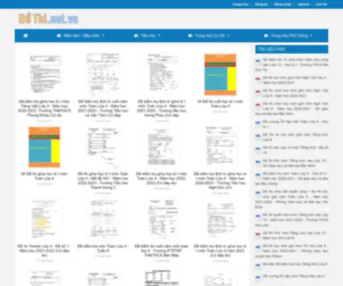 Dethi.net.vn(Thư viện đề thi) Screenshot