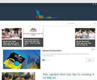 Dethithuvn.com(Đề Thi Thử Việt Nam) Screenshot