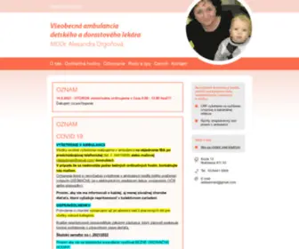 Detiadorast.sk(Všeobecná ambulancia detského a dorastového lekára) Screenshot