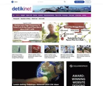 Detikinet.com(Berita Teknologi Informasi Gadget Terbaru Hari ini) Screenshot