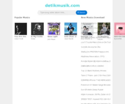 Detikmusik.com(Detikmusik) Screenshot
