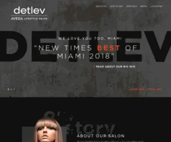 Detlev.com(Detlev Aveda Lifestyle Salon) Screenshot
