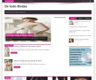 Detodobodas.com(De todo Bodas) Screenshot