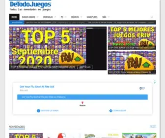 Detodojuegos.com(De Todo Juegos) Screenshot