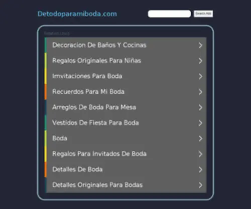 Detodoparamiboda.com(Bodas en Guatemala) Screenshot