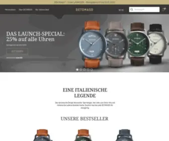 Detomaso-Watches.de(LIVE THE MOMENTUM) Screenshot