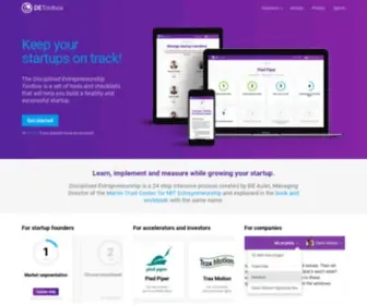 Detoolbox.com(Keep Your Startups On Track) Screenshot