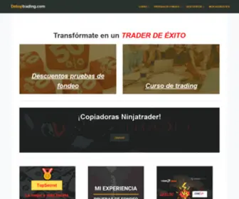 Detoptrading.com(Herramientas para un trader de exito) Screenshot