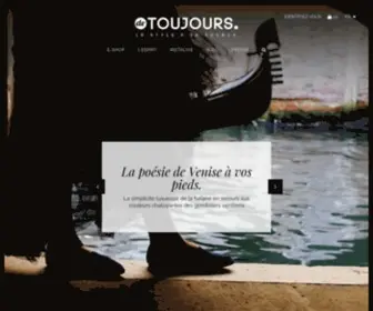 Detoujours.com(DE TOUJOURS propose des vêtements et des accessoires À LA SOURCE DU STYLE) Screenshot