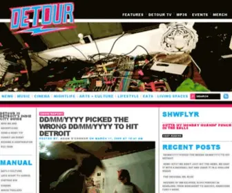 Detour-Mag.com(DETOUR :: Detroit’s Indie City Guide) Screenshot