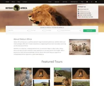 Detourafrica.co.za(Africa Overland Tours) Screenshot