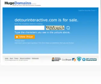Detourinteractive.com(Choose a memorable domain name. Professional) Screenshot