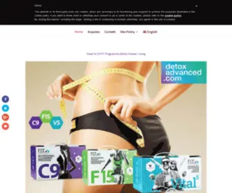 Detoxadvanced.com(Clean 9 C9 FIT Programma Detox Forever Living Fit 15 Vital 5) Screenshot