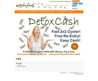 Detoxcash.com(Detox Cash) Screenshot