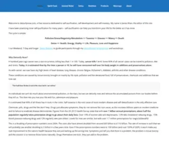 Detoxifynow.com(Microwater) Screenshot