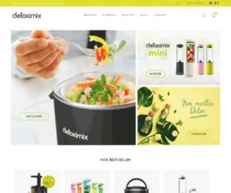 Detoximix.com(Bienvenue chez Detoximix; la marque française dédiées à votre bien) Screenshot