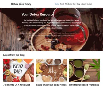 Detoxyourbody.org(Detox Your Body) Screenshot