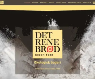 Detrenebroed.dk(Det Rene Brød) Screenshot