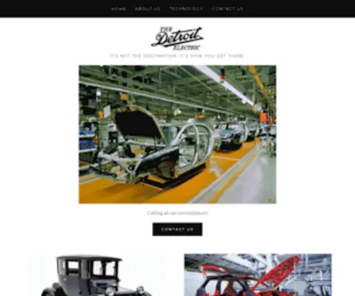 Detroit-Electric.com(Detroit Electric) Screenshot