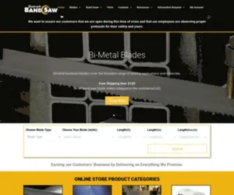 Detroitbandsaw.com(Metal Cutting) Screenshot